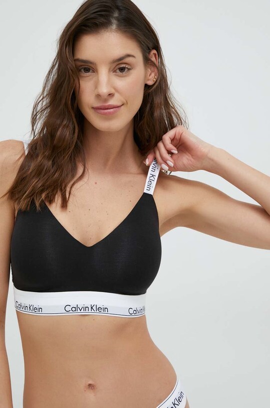 Calvin Klein Underwear sutien usor rigidizat negru 000QF7060E.9BYY