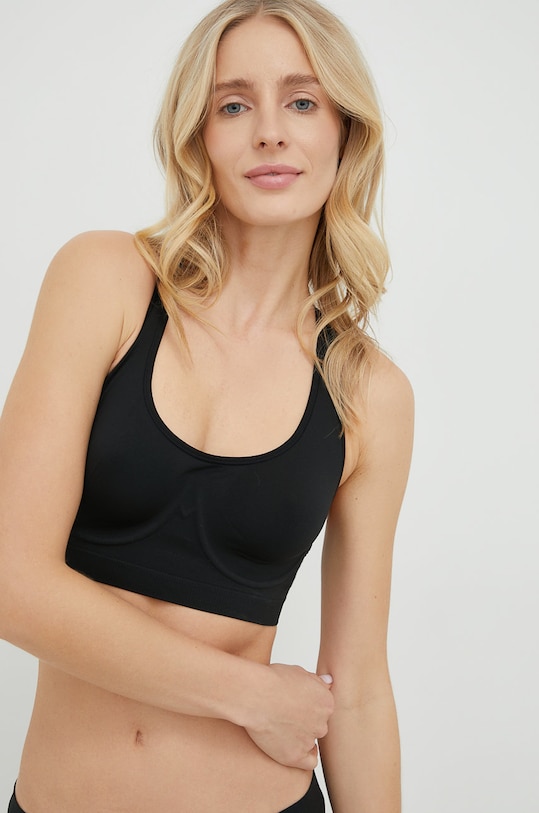 Calvin Klein Underwear sutien cu balene negru 000QF6945E.9BYY
