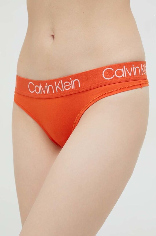 Tanga Calvin Klein Underwear tanga oranžová 000QD3751E.9BYY