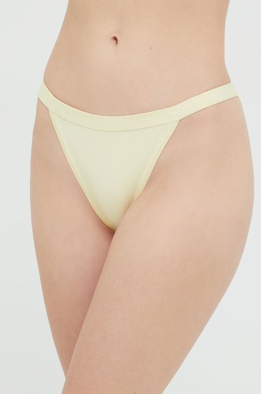 Calvin Klein Underwear bugyi sima sárga 000QF6760E.9BYY