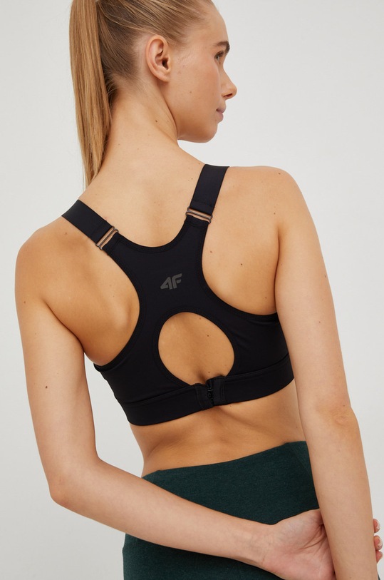 Odzież 4F biustonosz sportowy H4Z22.STAD013 czarny