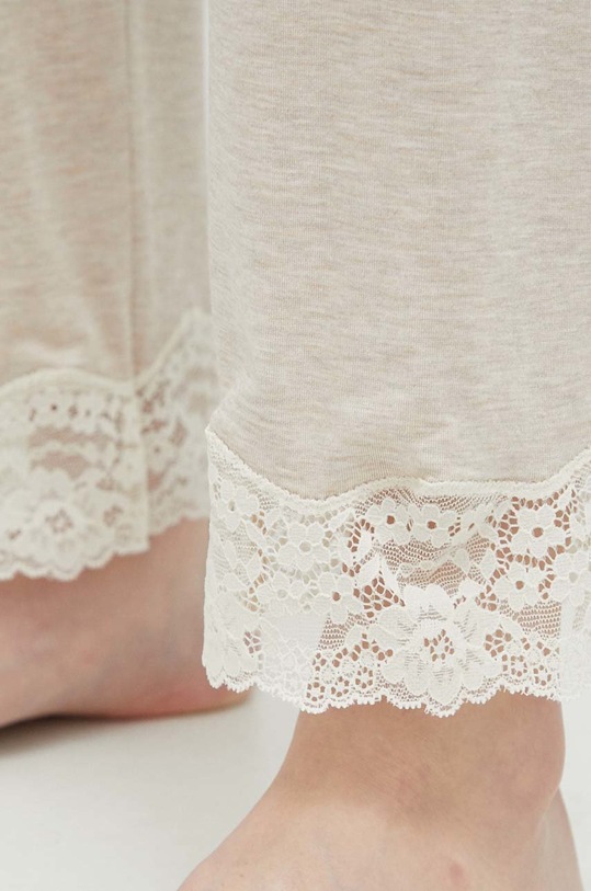 United Colors of Benetton spodnie piżamowe beżowy 3Z123F169.729