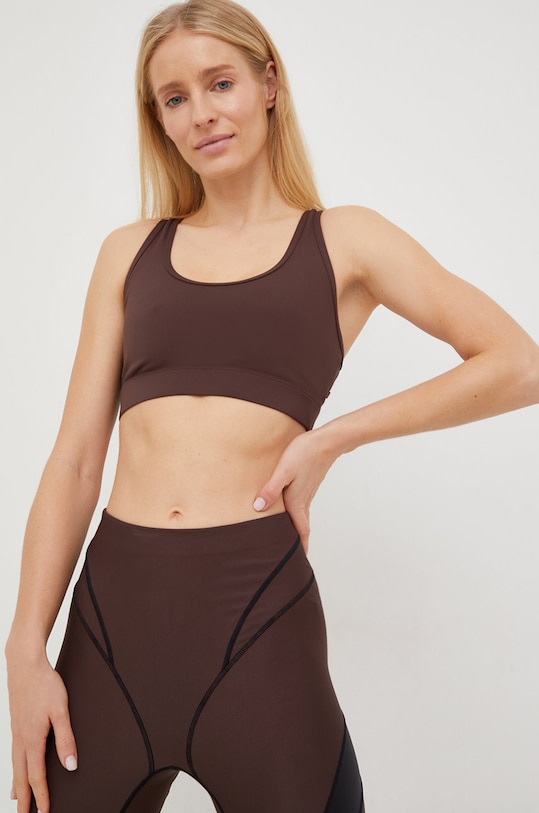 Oblečenie Športová podprsenka P.E Nation Rudimental 22PE3C001 hnedá