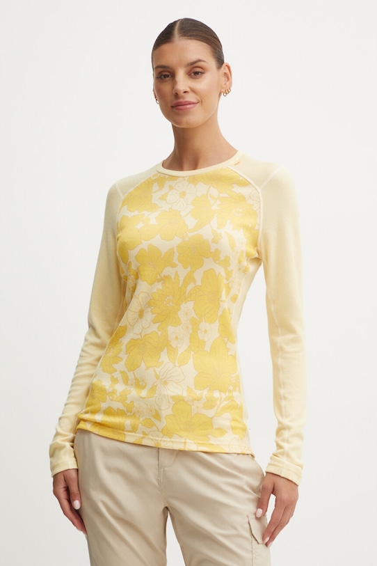 Helly Hansen longsleeve funcțional LIFA MERINO galben 49379