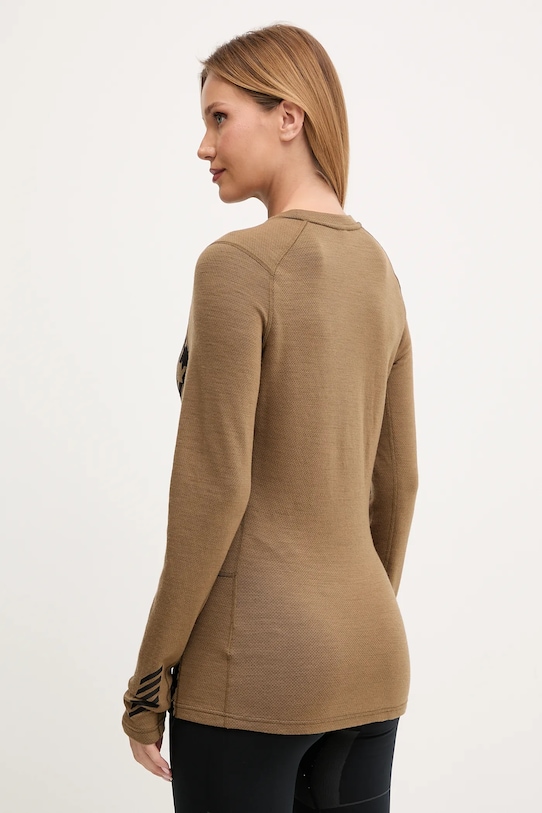 Дрехи Функционална блуза с дълги ръкави Helly Hansen LIFA MERINO 49379 зелен