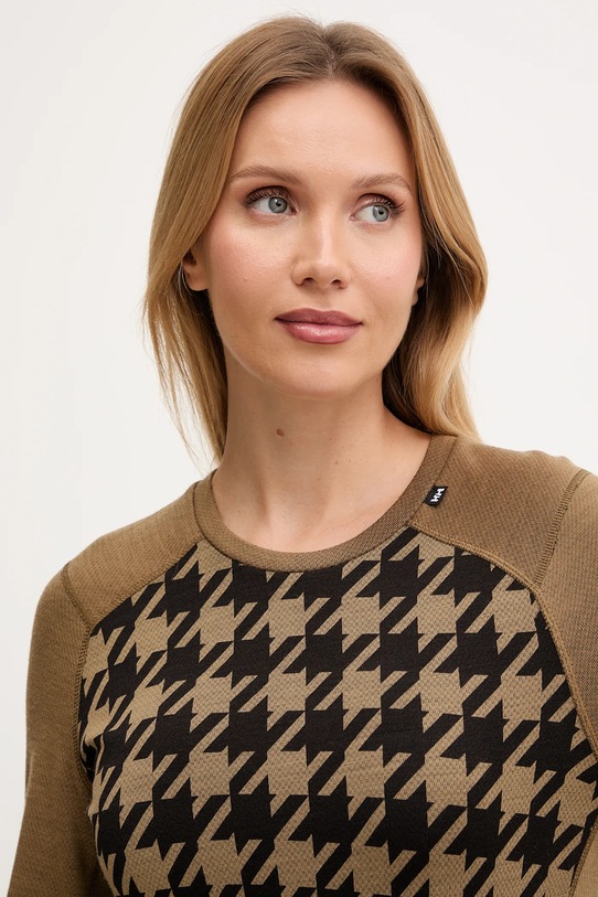 Функционална блуза с дълги ръкави Helly Hansen LIFA MERINO зелен 49379