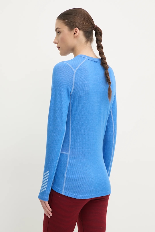 Oblečení Funkční triko s dlouhým rukávem Helly Hansen LIFA MERINO 49379 modrá