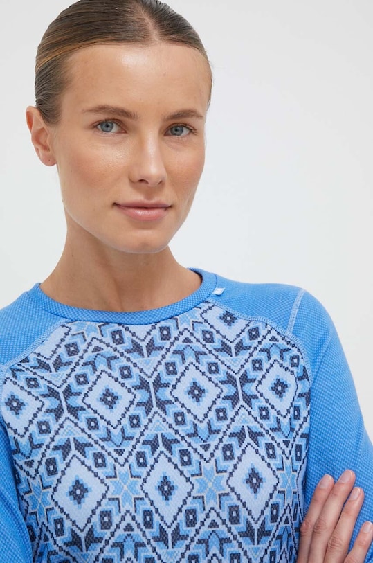 Oblečení Funkční triko s dlouhým rukávem Helly Hansen LIFA MERINO 49379 modrá