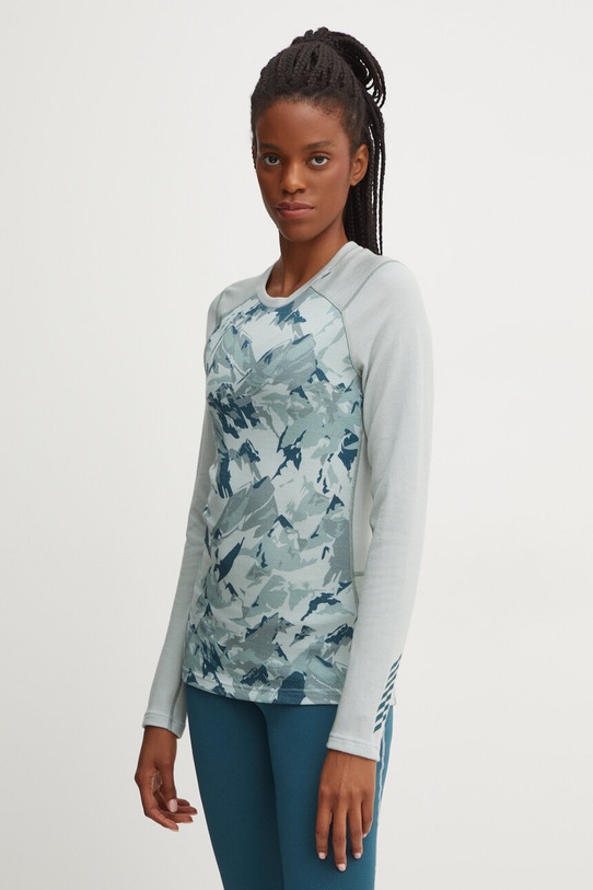 Ισοθερμικό μακρυμάνικο Helly Hansen LIFA MERINO τιρκουάζ 49379