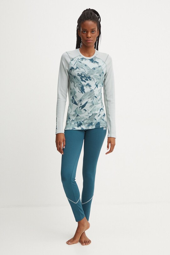 Функціональний лонгслів Helly Hansen LIFA MERINO 49379 бірюзовий AW24