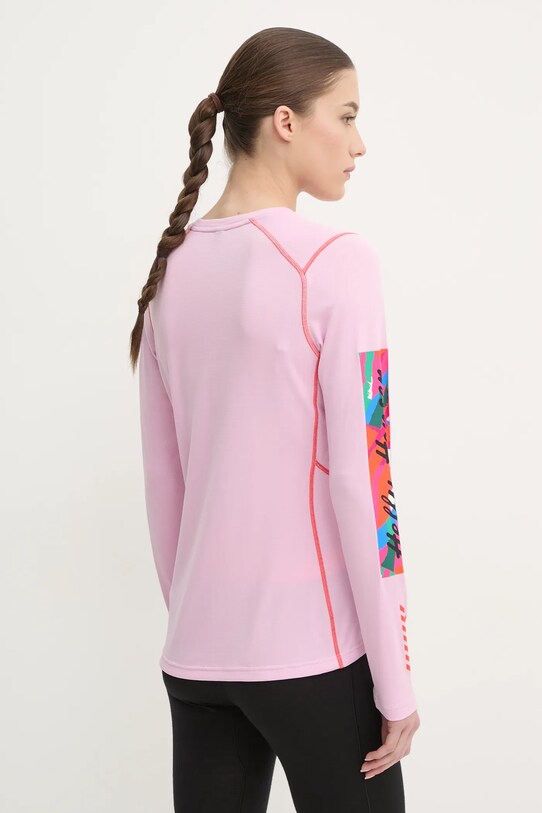 Дрехи Функционална блуза с дълги ръкави Helly Hansen LIFA ACTIVE 49393 розов