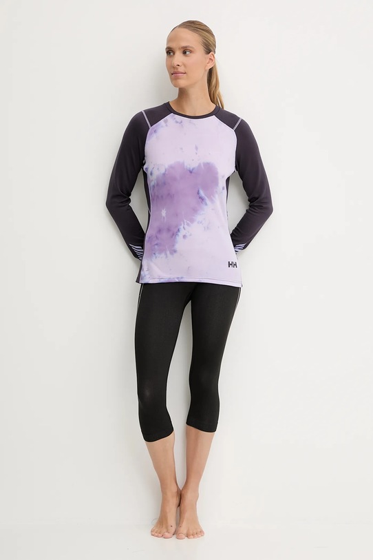 Функциональный лонгслив Helly Hansen LIFA ACTIVE 49393 фиолетовой AW25
