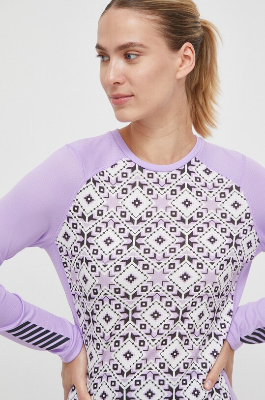 Îmbrăcăminte Helly Hansen longsleeve funcțional Lifa Active Graphic 49401 violet