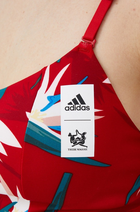 adidas Performance biustonosz do jogi thebe magugu studio HM9256 czerwony