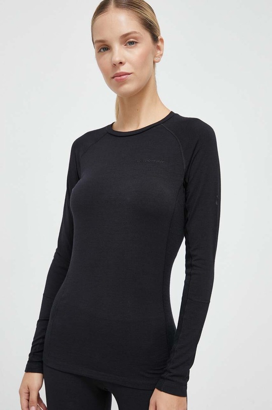 Peak Performance longsleeve funkcyjny Magic sporty zimowe czarny G78072