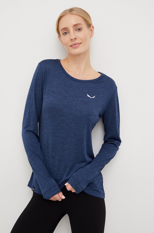 Salewa longsleeve funkcyjny Puez Melange Dry outdoor niebieski 00.0000027454