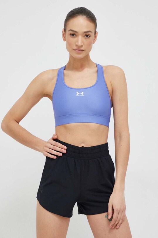 Under Armour biustonosz sportowy fioletowy 1373865