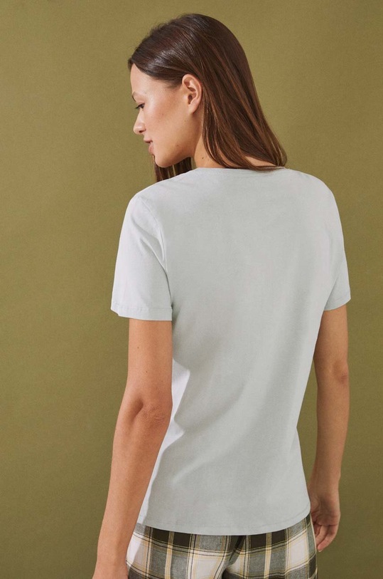Ρούχα Βαμβακερή πιτζάμα μπλουζάκι women'secret Mix & Match Mountain 3274497 πράσινο