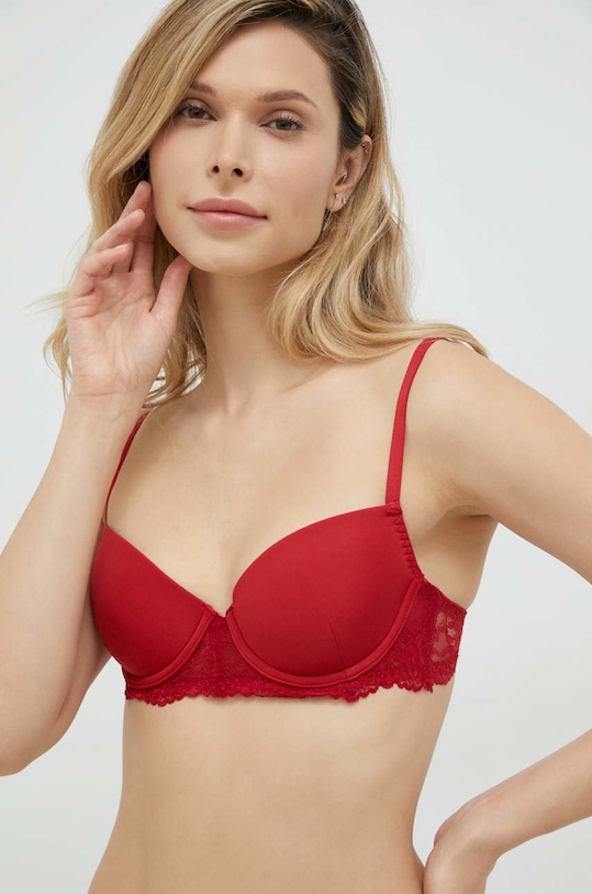 Modrček United Colors of Benetton Pletenina rdeča 3OZ01R007.281