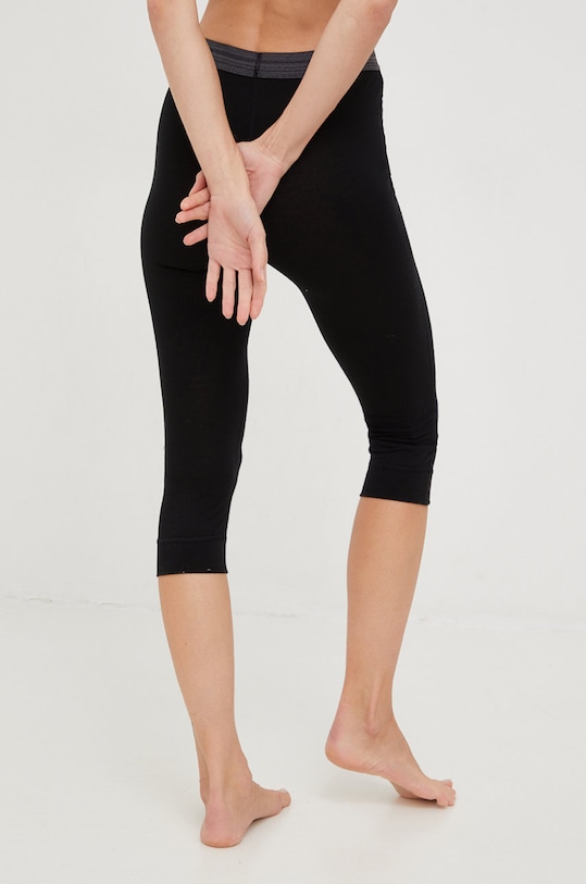 Jack Wolfskin legginsy funkcyjne Alpspitze Wool 1808731 czarny AW22