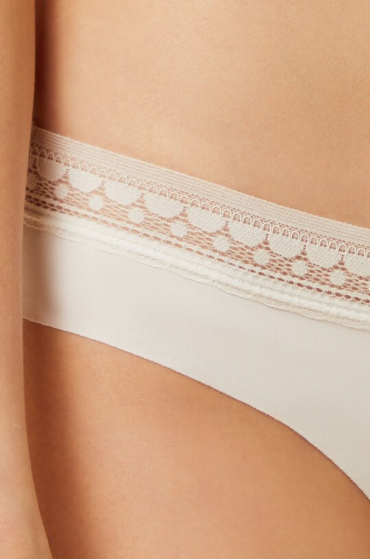 Nohavičky Etam Invisible - Shorty - Blanc biela 652008701