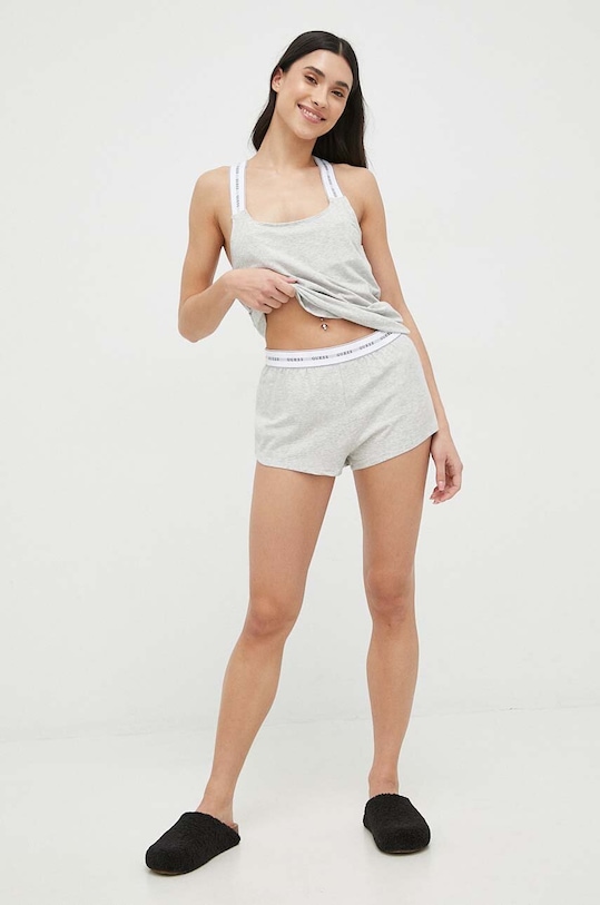 Pyžamo Guess CARRIE pletenina sivá O3RX04.KBBU1