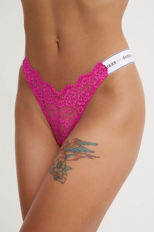 Guess stringi BELLE wzorzyste różowy O3RE08.KBBT0