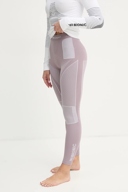 X-Bionic legginsy funkcyjne Energy Accumulator 4.0 sporty zimowe różowy EA.WP05W19W