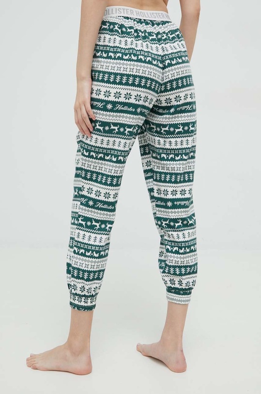 Hollister Co. pantaloni de pijama KI346.2361.308 verde AW22