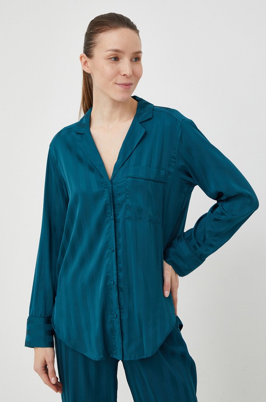 Abercrombie & Fitch camasa de pijama KI146.2028.300 verde AW22