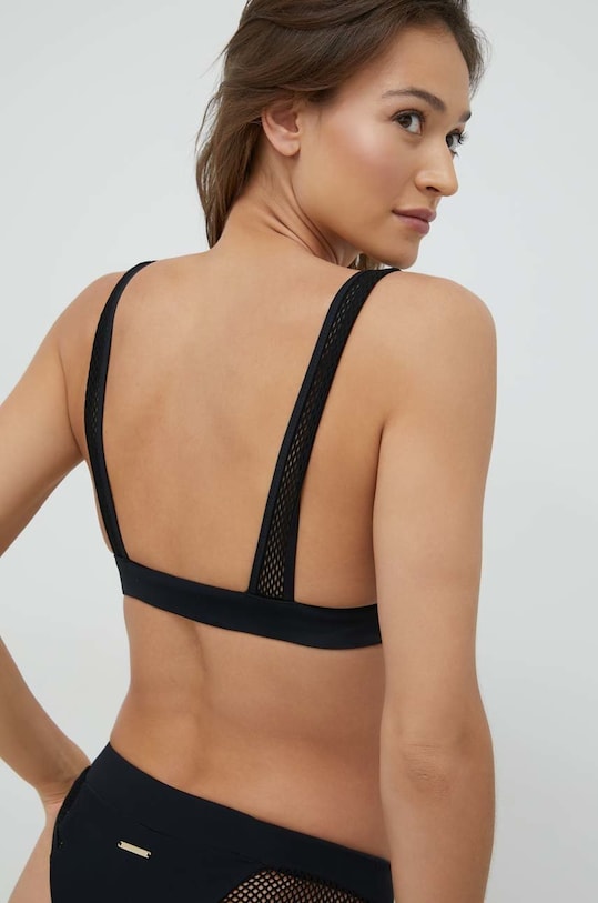 Plavková podprsenka Stella McCartney Lingerie S7BZ21700 čierna AW22
