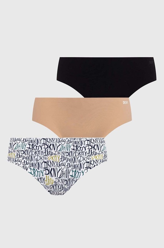 Dkny figi 3-pack dzianina beżowy DK5028BP3
