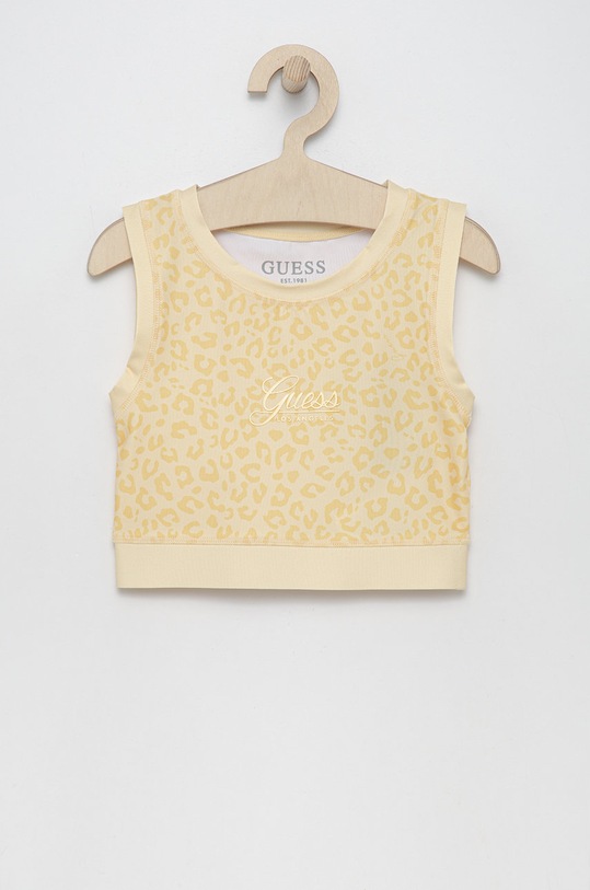Guess top dziecięcy pozostałe żółty J2YI31.MC01P