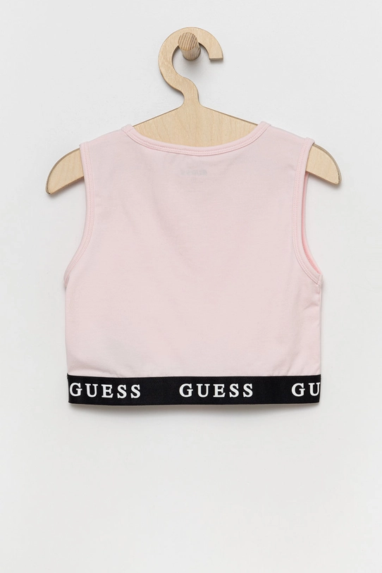 Guess top dziecięcy J2YI34.KABR0 różowy AW22