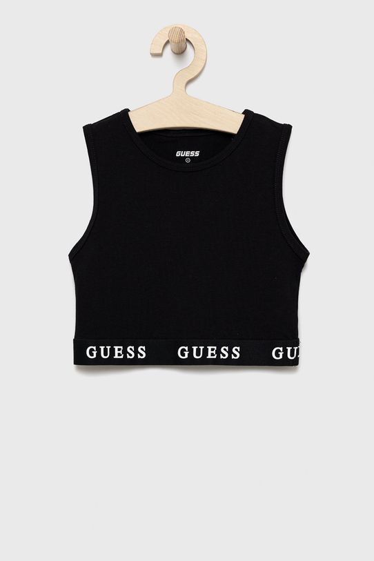 Detský top Guess okrúhly čierna J2YI34.KABR0