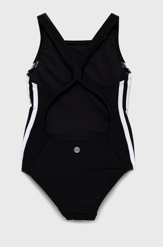 adidas Performance costum de baie dintr-o bucată pentru copii HP1523 negru AW22