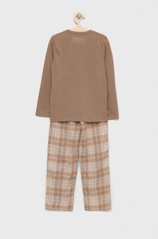 Παιδική πιτζάμα Abercrombie & Fitch KI246.2800 μπεζ AW22