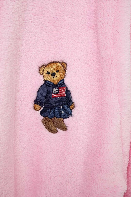 Dziewczynka Polo Ralph Lauren szlafrok dziecięcy 4P0042 różowy