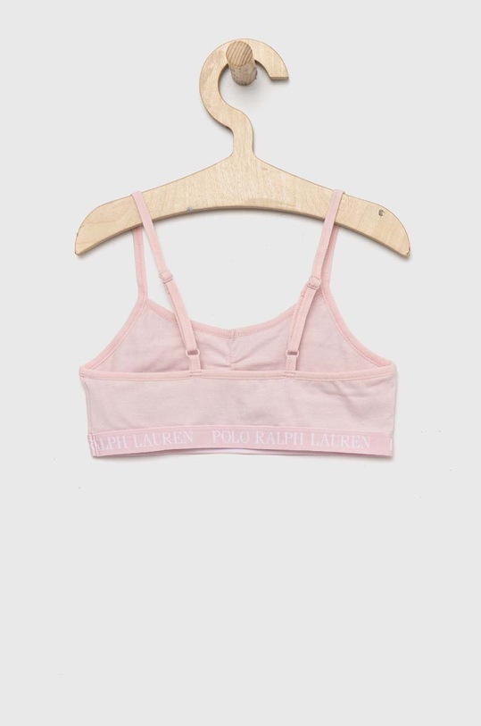 Дитячий бюстгальтер Polo Ralph Lauren 2-pack рожевий 4P5017