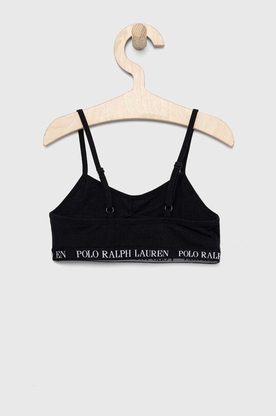 Dziewczynka Polo Ralph Lauren biustonosz dziecięcy 2-pack 4P5017 czarny