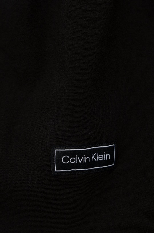 Dječja pamučna pidžama Calvin Klein Underwear KK0KK00086.9BYY crna