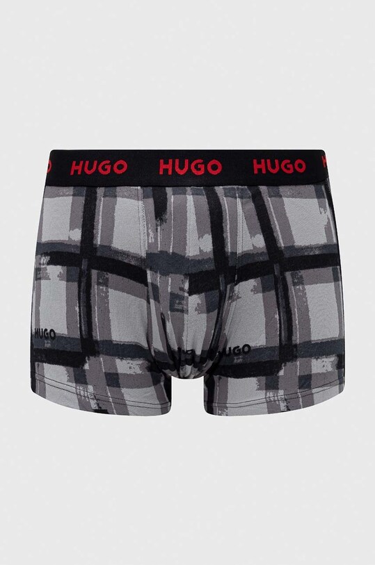 Боксери HUGO 3-pack візерунок сірий 50480170