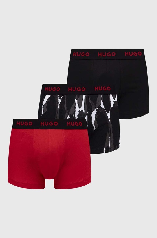 HUGO bokserki 3-pack wzorzyste szary 50480170
