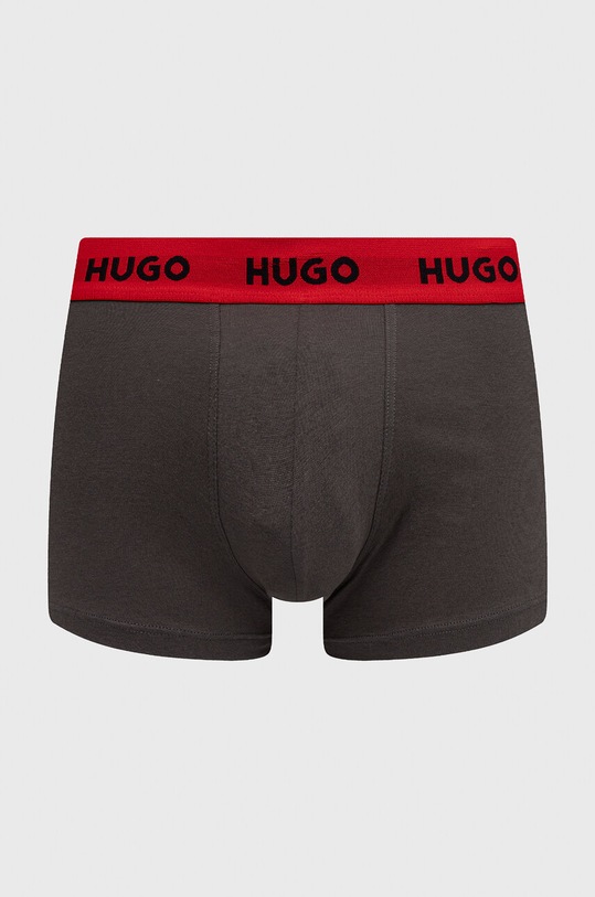 Odzież HUGO bokserki 3-pack 50480170 szary