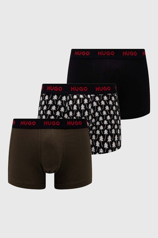 HUGO bokserki 3-pack wzorzyste czarny 50480170