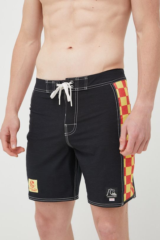 Quiksilver szorty kąpielowe x Stranger Things wzorzyste czarny EQYBS04753