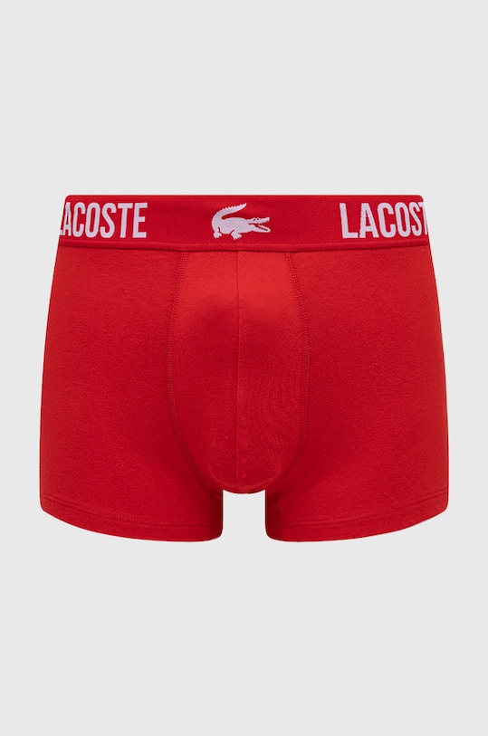 Oblačila Boksarice Lacoste 3-pack 5H3321 rdeča