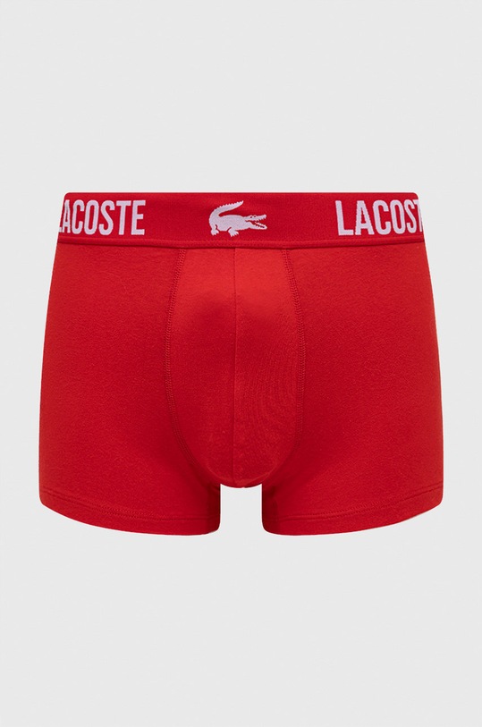 Odzież Lacoste bokserki 3-pack 5H3321 czerwony