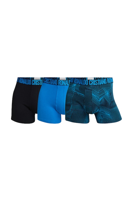 Boksarice CR7 Cristiano Ronaldo 3-pack Potisk modra 8110.49.2715