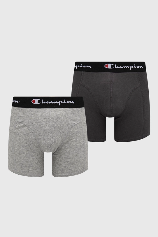 Боксеры Champion (2-pack) трикотаж серый U20001